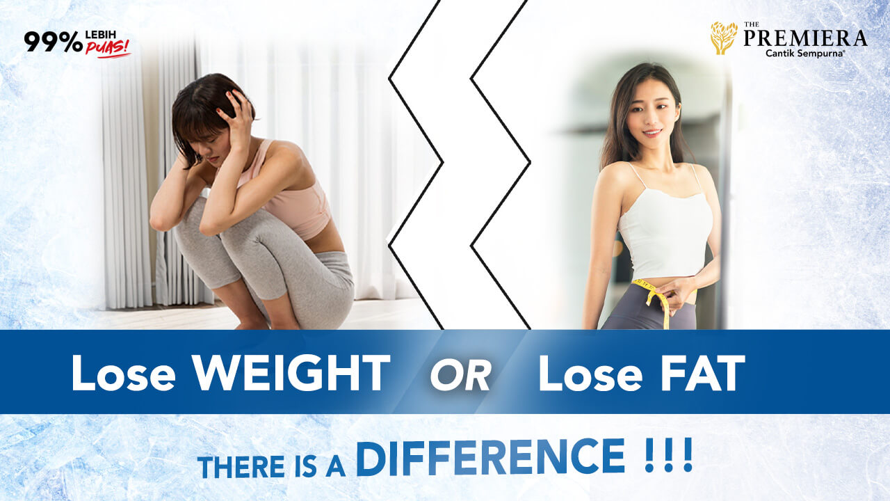 Lose WEIGHT OR Lose FAT Banner